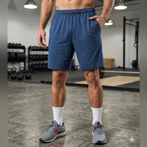 Men's Glacier Blue Athletic Shorts